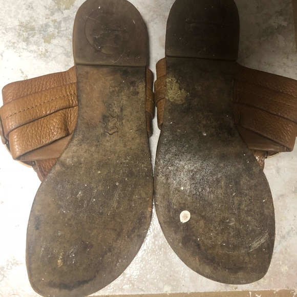 Tory Burch brown leather sandals size 8 - Picture 3 of 6